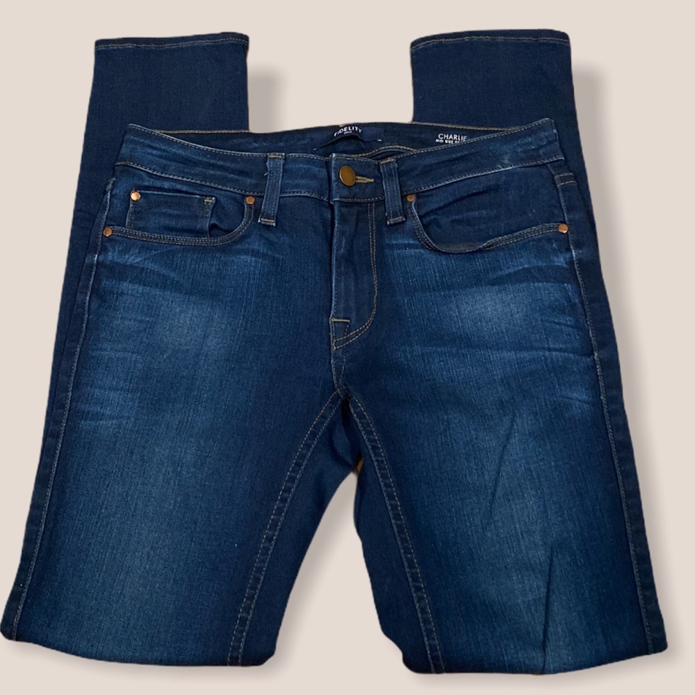 Fidelity Charlie Mid-Rise Skinny Jeans